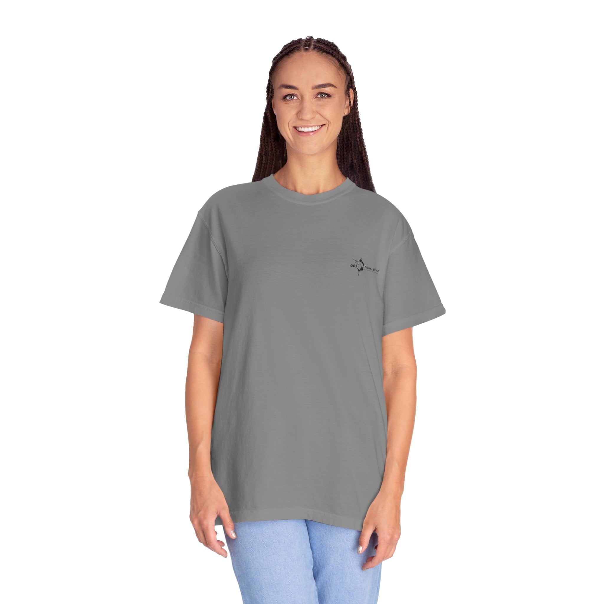 Omni Sonar Game Fishing T-Shirt - Unisex Garment - Dyed Tee - Get Tight Gear