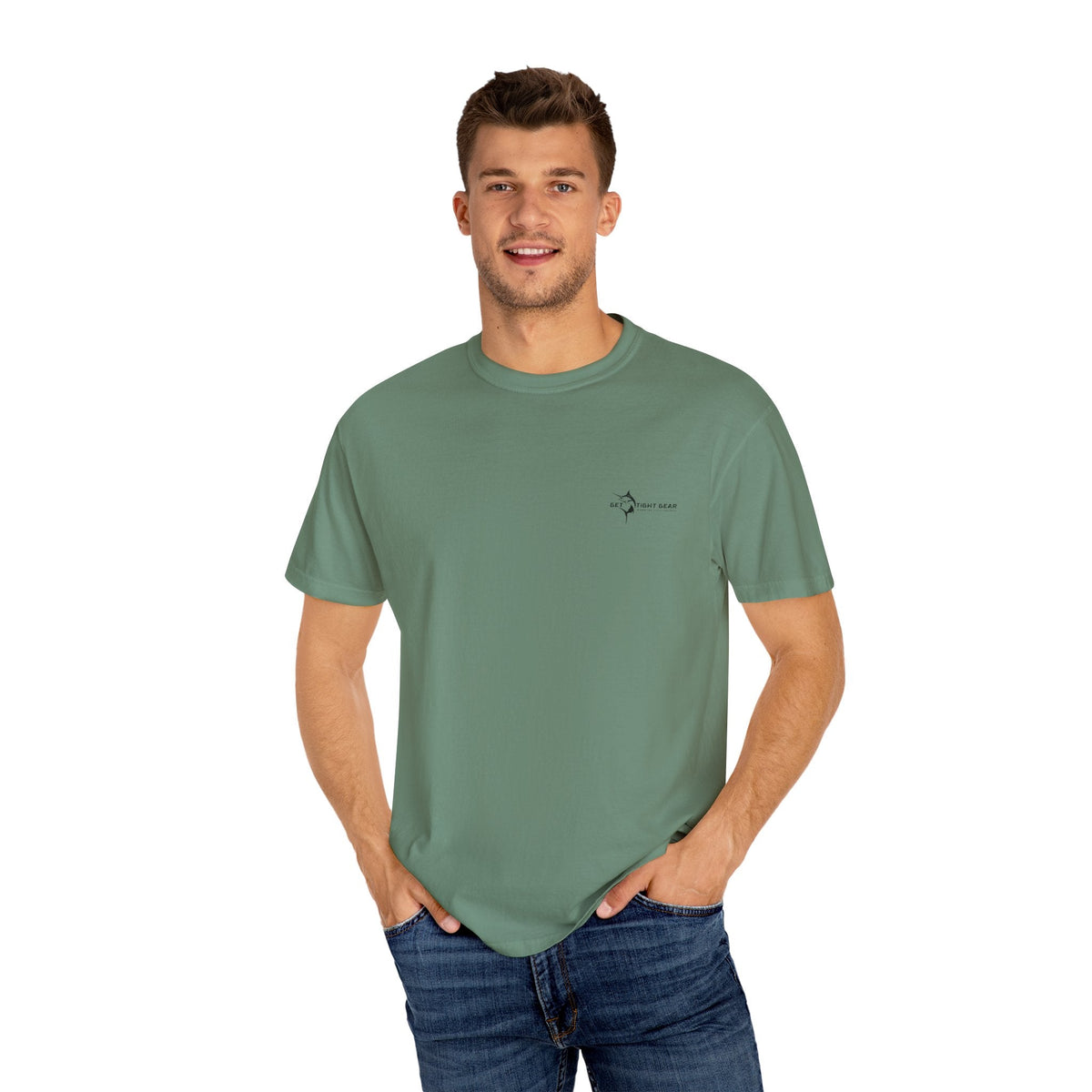 Omni Sonar Game Fishing T-Shirt - Unisex Garment - Dyed Tee - Get Tight Gear