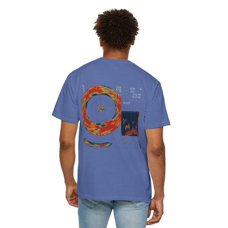 Omni Sonar Game Fishing T-Shirt - Unisex Garment - Dyed Tee - Get Tight Gear