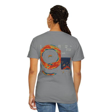 Omni Sonar Game Fishing T-Shirt - Unisex Garment - Dyed Tee - Get Tight Gear