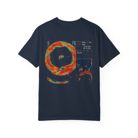 Omni Sonar Game Fishing T-Shirt - Unisex Garment - Dyed Tee - Get Tight Gear