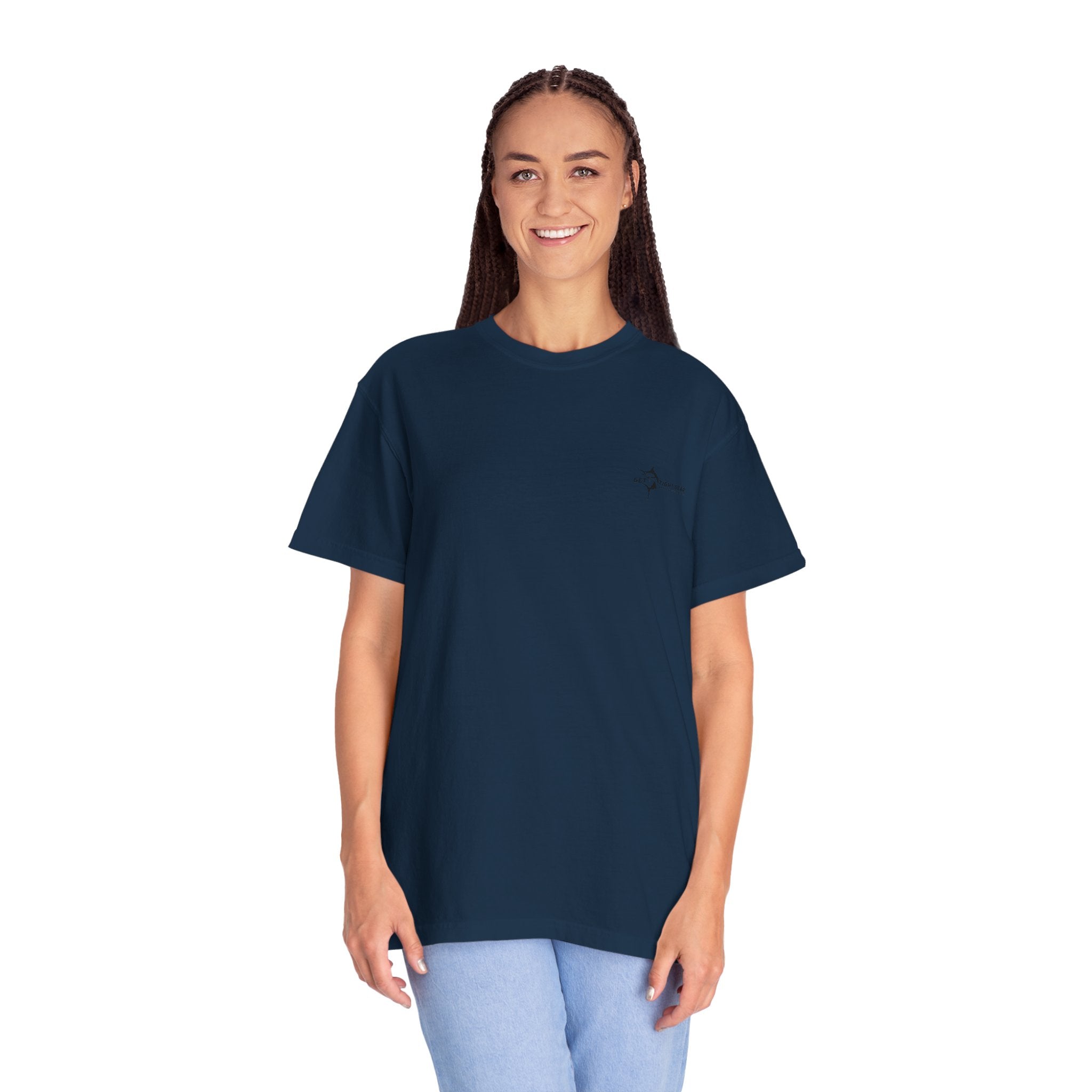 Omni Sonar Game Fishing T-Shirt - Unisex Garment - Dyed Tee - Get Tight Gear