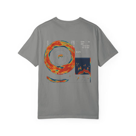 Omni Sonar Game Fishing T-Shirt - Unisex Garment - Dyed Tee - Get Tight Gear