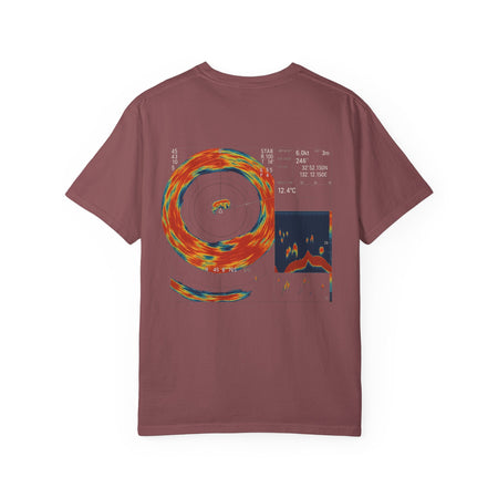 Omni Sonar Game Fishing T-Shirt - Unisex Garment - Dyed Tee - Get Tight Gear