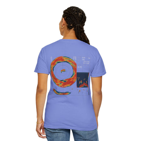 Omni Sonar Game Fishing T-Shirt - Unisex Garment - Dyed Tee - Get Tight Gear