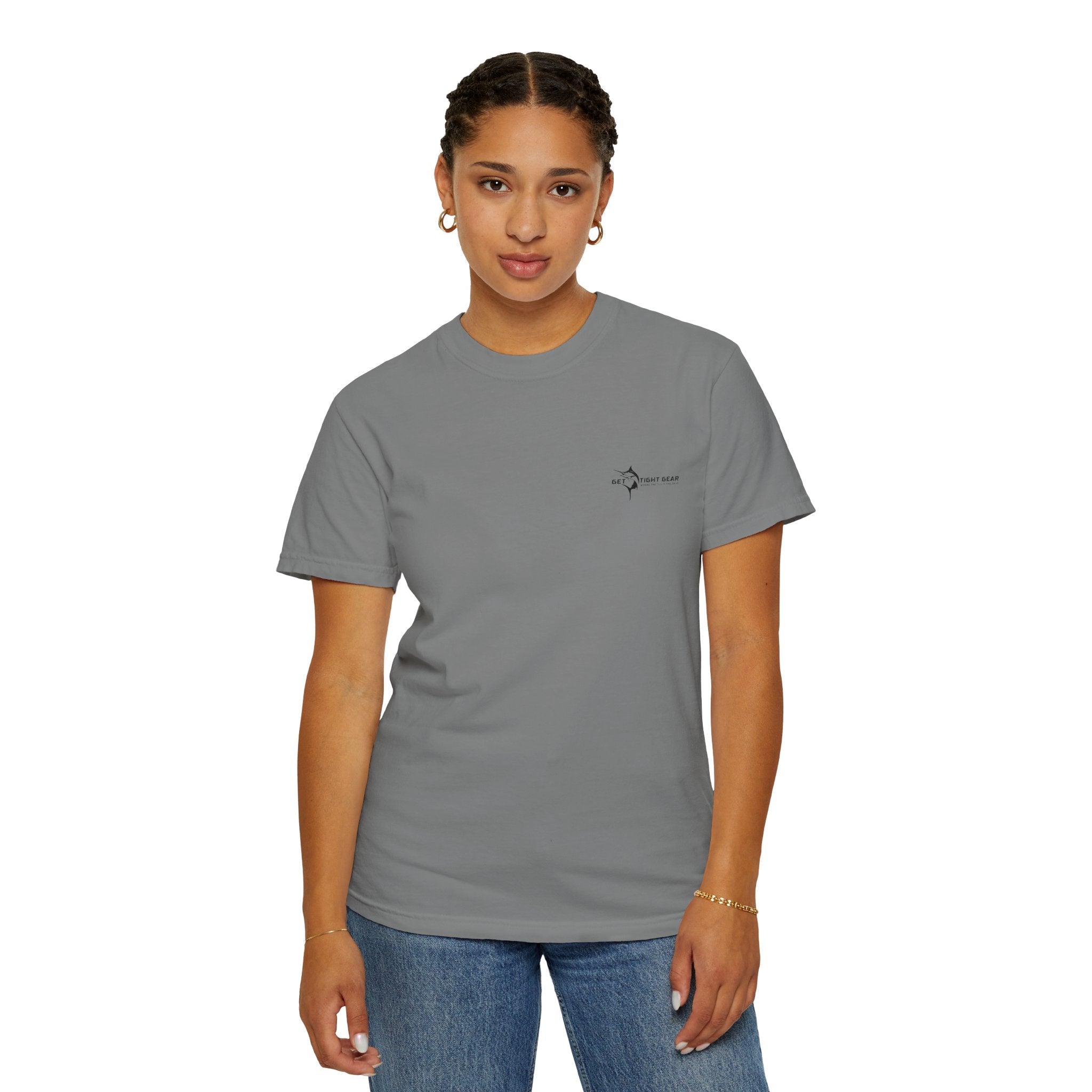 Omni Sonar Game Fishing T-Shirt - Unisex Garment - Dyed Tee - Get Tight Gear