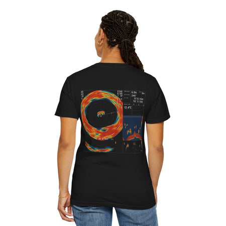 Omni Sonar Game Fishing T-Shirt - Unisex Garment - Dyed Tee - Get Tight Gear