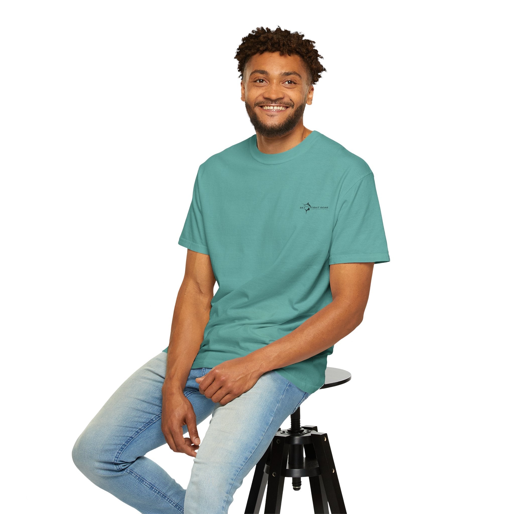 Omni Sonar Game Fishing T-Shirt - Unisex Garment - Dyed Tee - Get Tight Gear