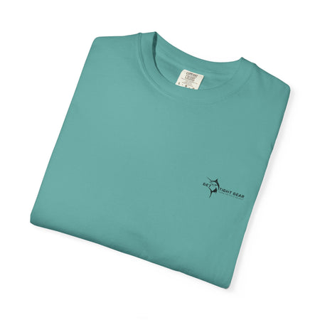 Omni Sonar Game Fishing T-Shirt - Unisex Garment - Dyed Tee - Get Tight Gear