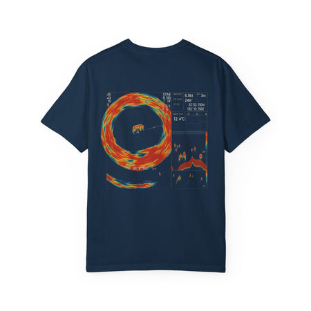Omni Sonar Game Fishing T-Shirt - Unisex Garment - Dyed Tee - Get Tight Gear