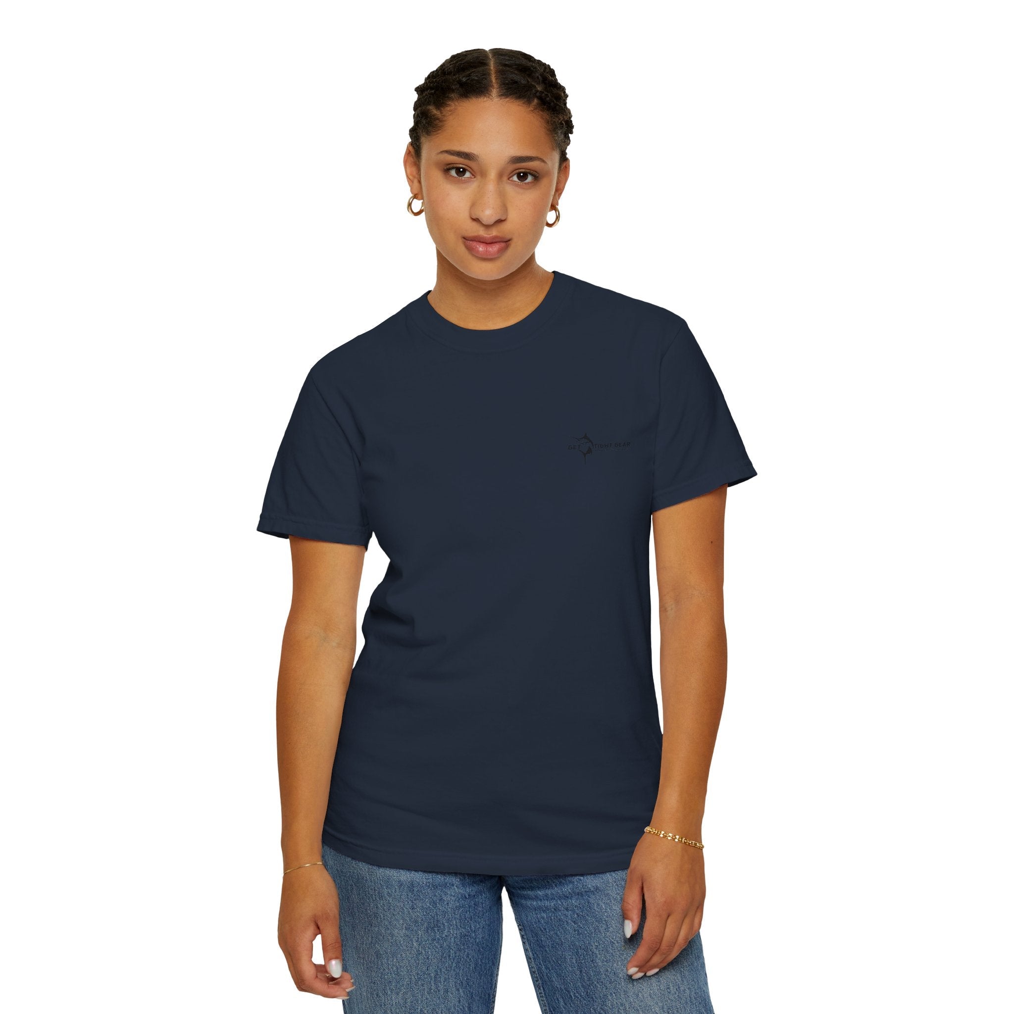 Omni Sonar Game Fishing T-Shirt - Unisex Garment - Dyed Tee - Get Tight Gear