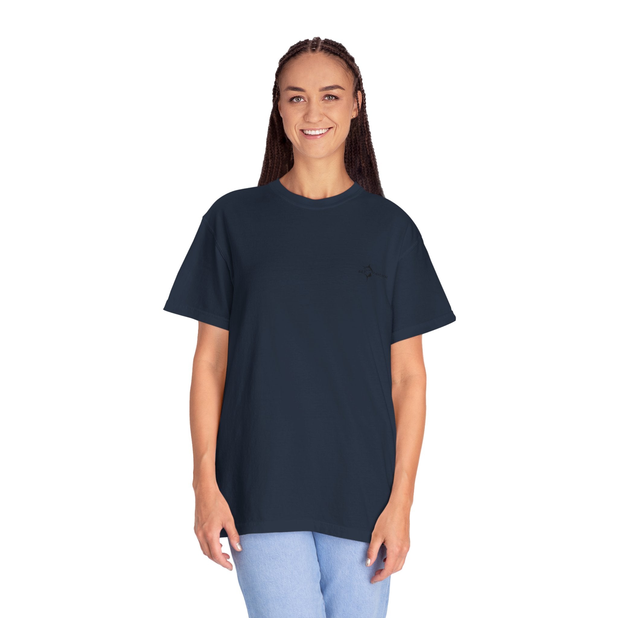 Omni Sonar Game Fishing T-Shirt - Unisex Garment - Dyed Tee - Get Tight Gear