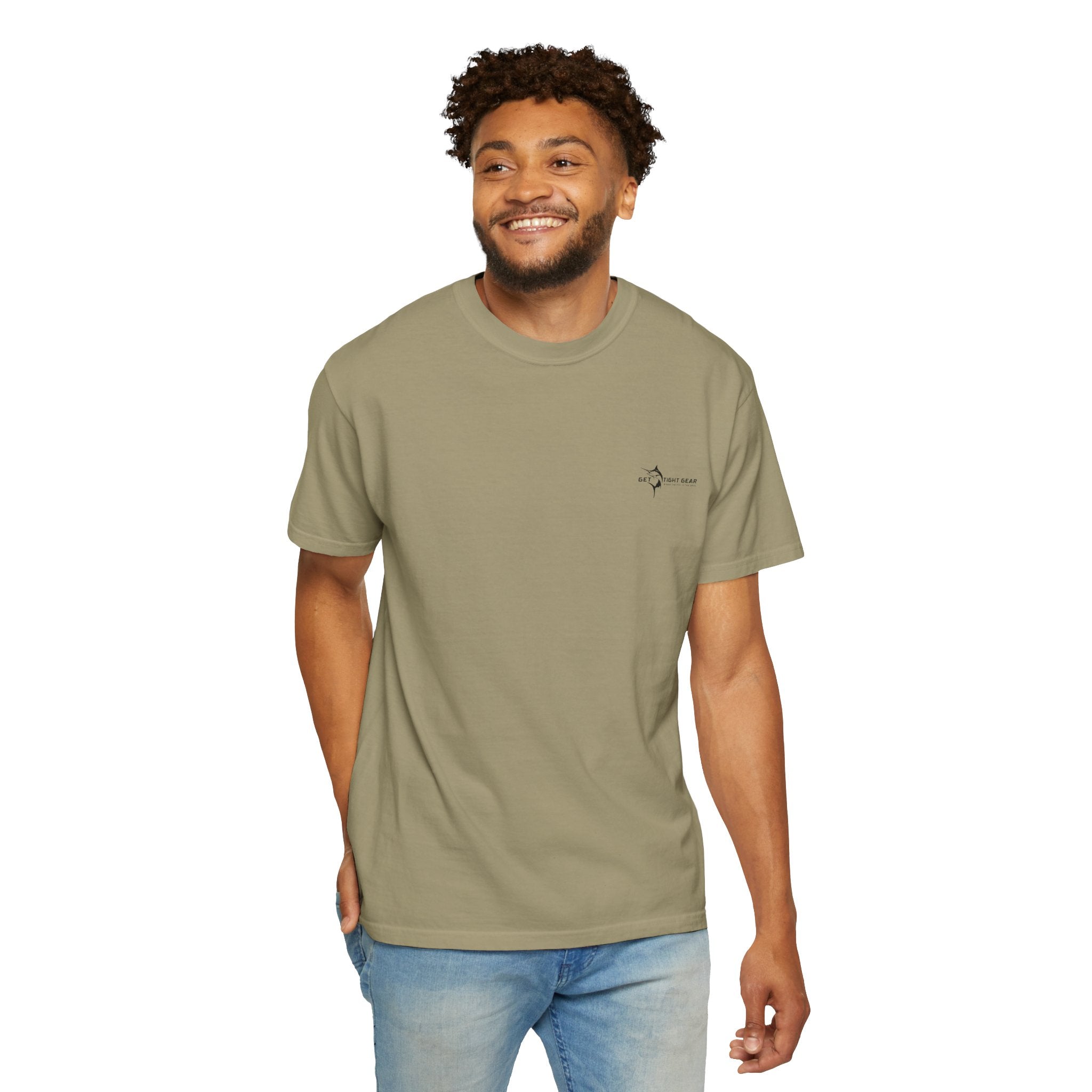Omni Sonar Game Fishing T-Shirt - Unisex Garment - Dyed Tee - Get Tight Gear