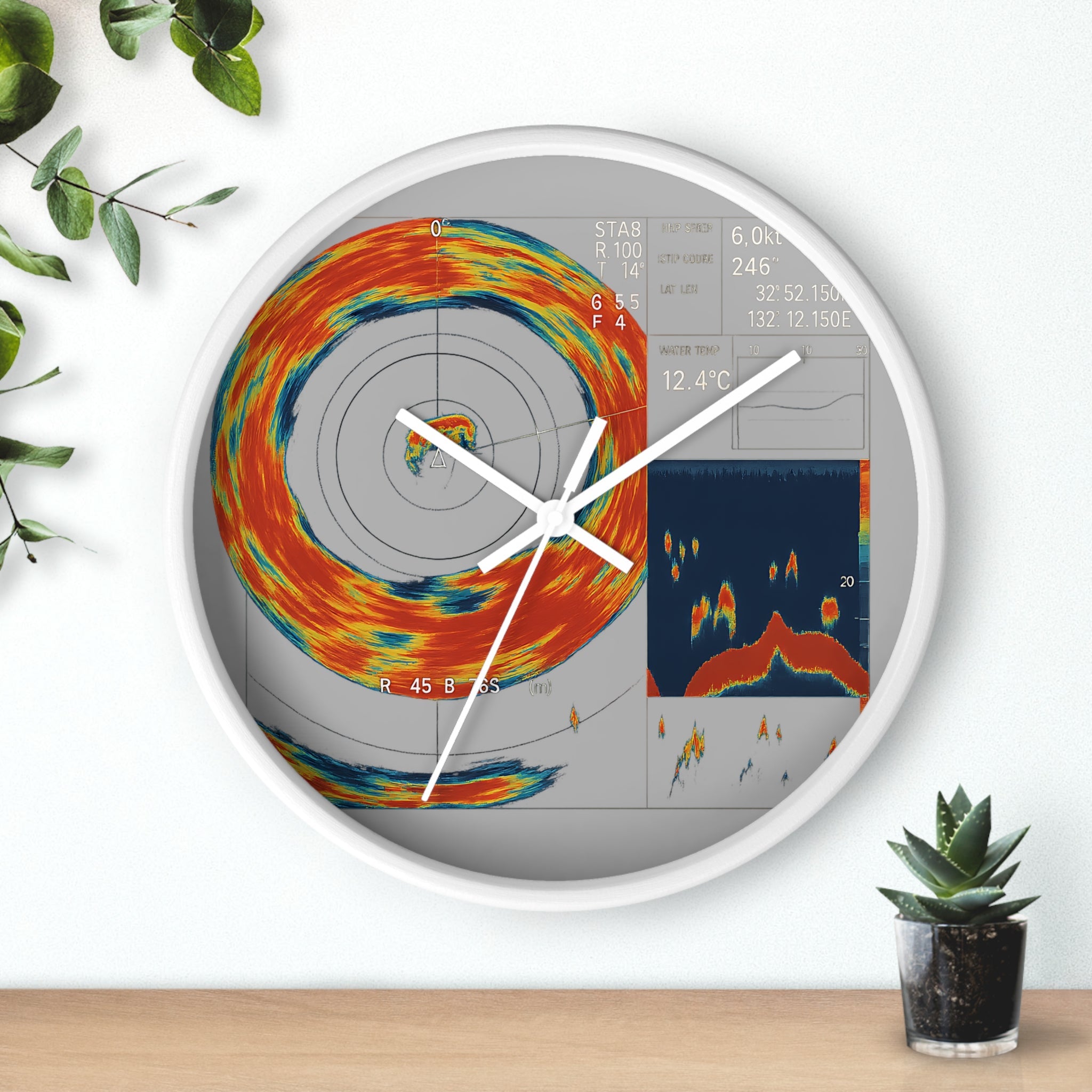 Omni Sonar Sport Fishing Wall Clock - Get Tight Gear
