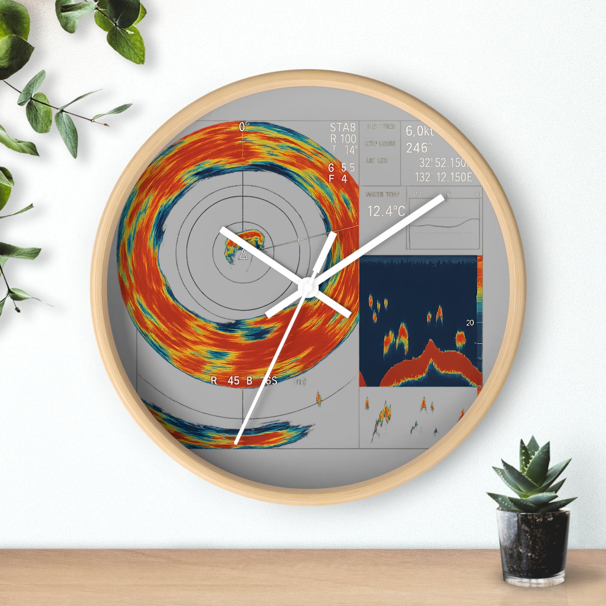 Omni Sonar Sport Fishing Wall Clock - Get Tight Gear