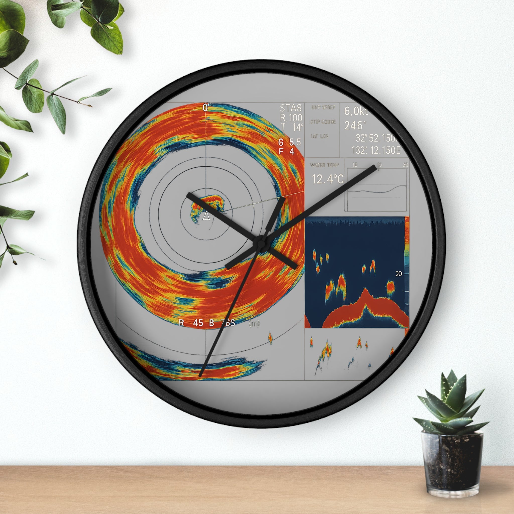 Omni Sonar Sport Fishing Wall Clock - Get Tight Gear