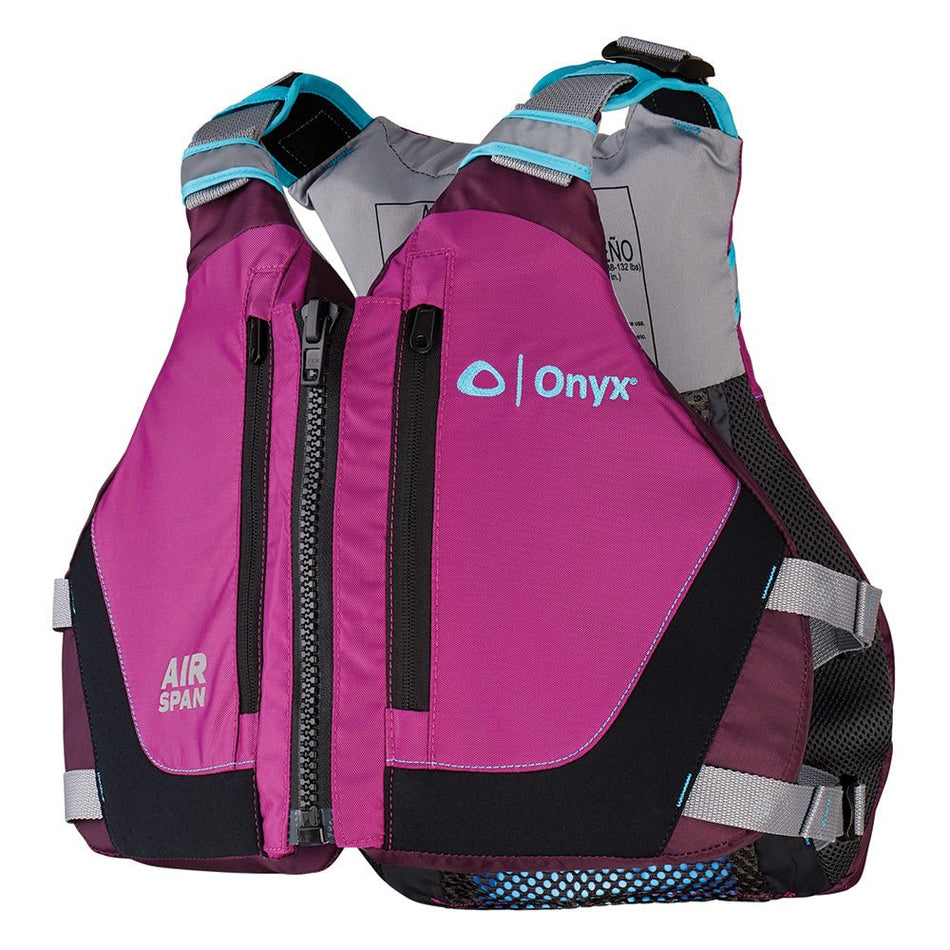 Onyx Airspan Breeze Life Jacket - M/L - Purple - Get Tight Gear
