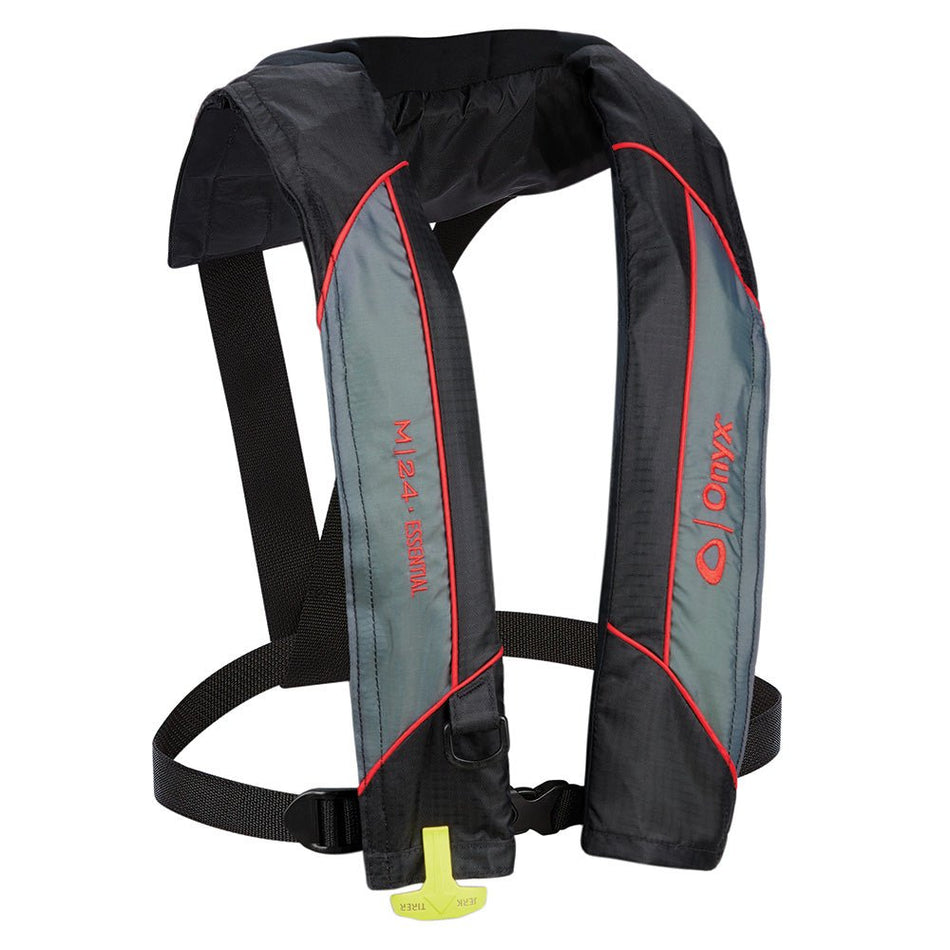 Onyx M - 24 Essential Manual Inflatable Life Jacket - Red - Adult Universal - Get Tight Gear
