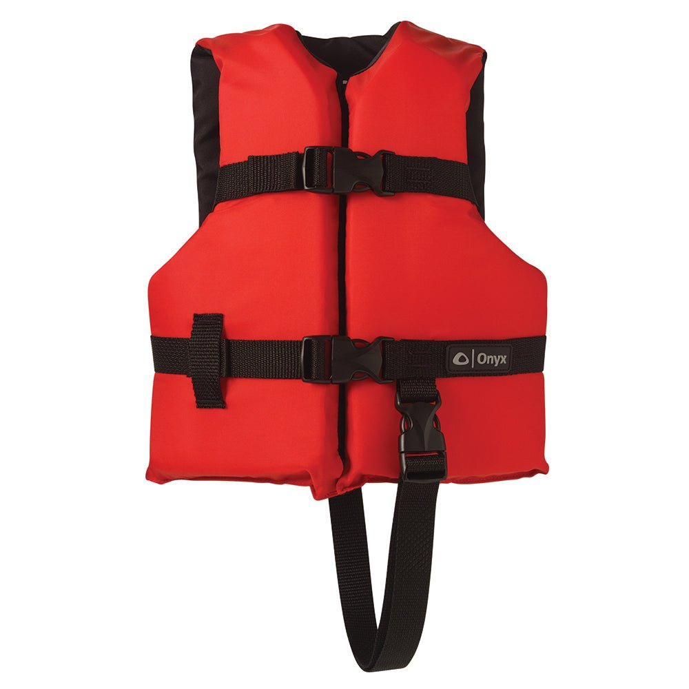 Onyx Nylon General Purpose Life Jacket - Child 30 - 50lbs - Red - Get Tight Gear
