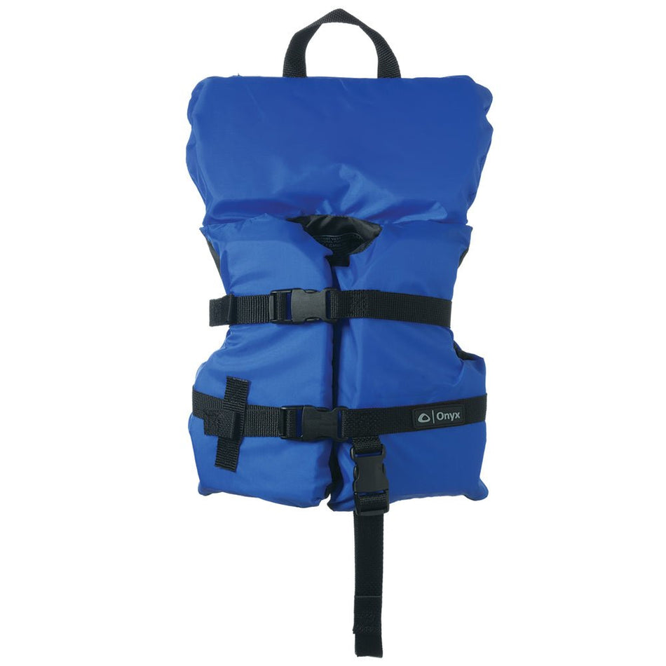 Onyx Nylon General Purpose Life Jacket - Infant/Child Under 50lbs - Blue - Get Tight Gear