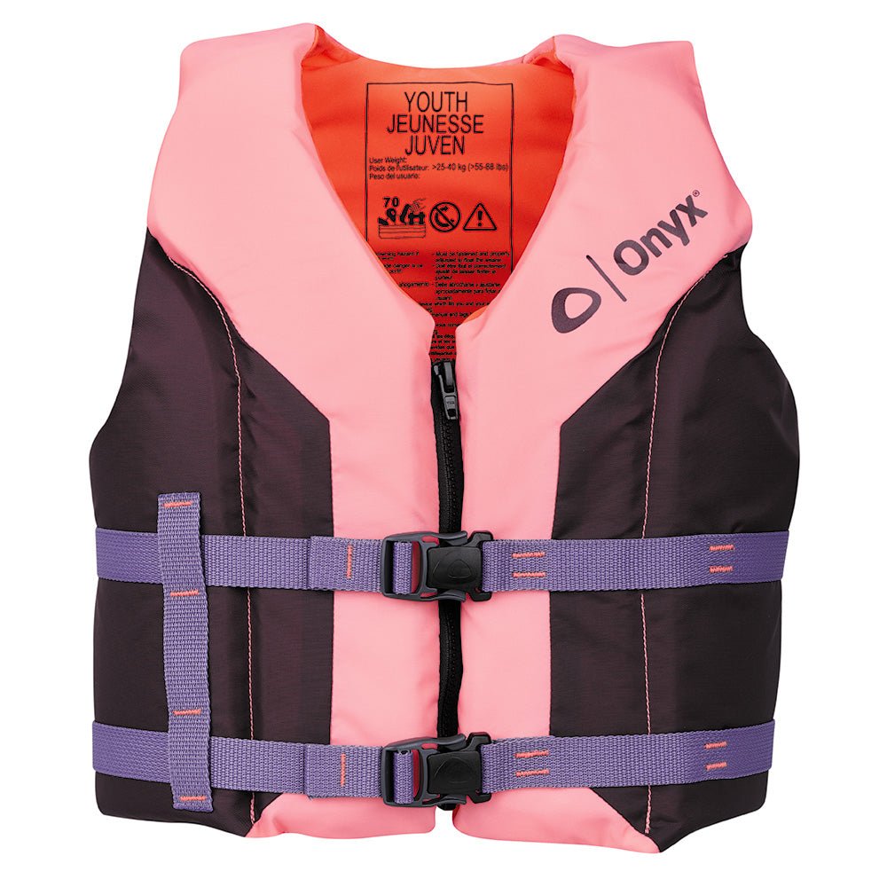 Onyx Shoal All Adventure Youth Life Jacket - Pink - Get Tight Gear