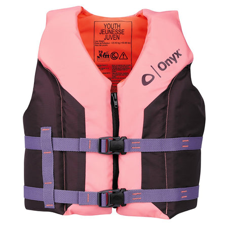 Onyx Shoal All Adventure Youth Life Jacket - Pink - Get Tight Gear