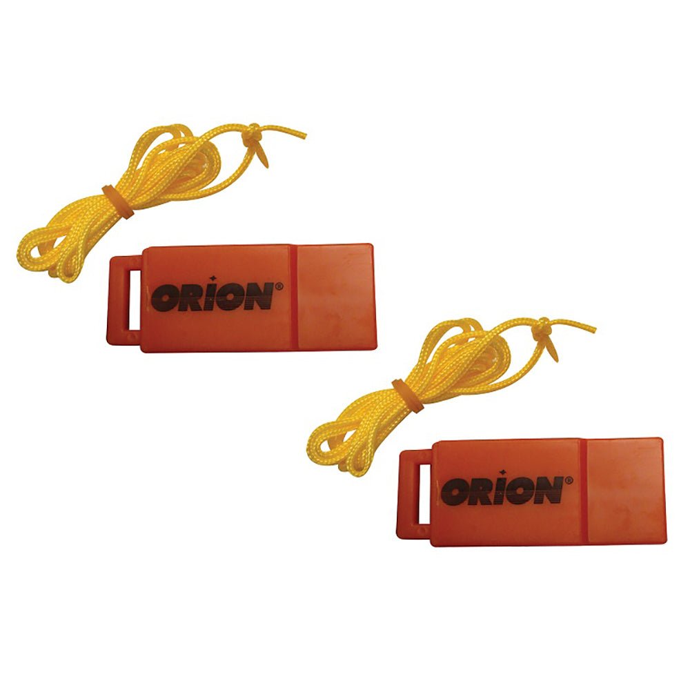 Orion Safety Whistle w/Lanyards - 2 - Pack - Get Tight Gear