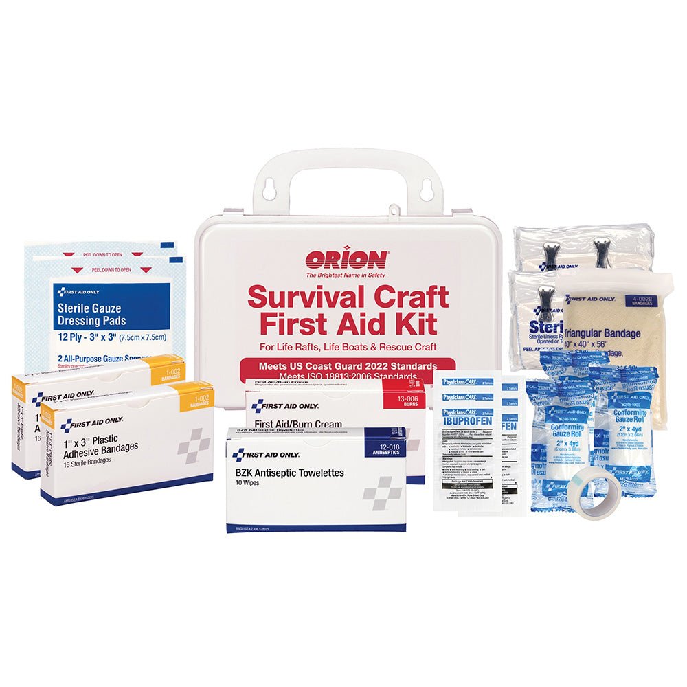Orion Survival Craft First Aid Kit - Hard Plastic Case - Get Tight Gear