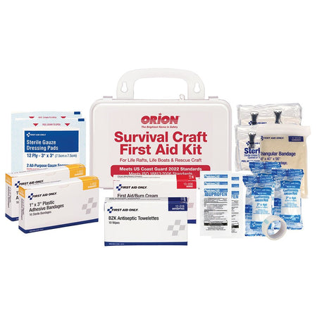 Orion Survival Craft First Aid Kit - Hard Plastic Case - Get Tight Gear