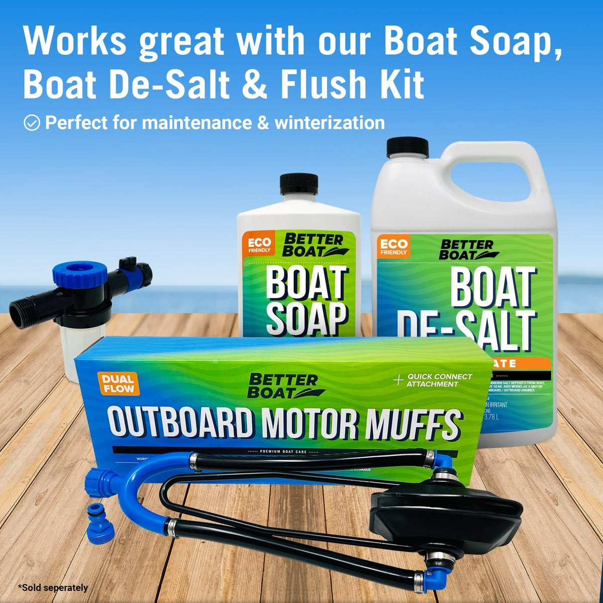 Outboard Motor Muffs - Get Tight Gear