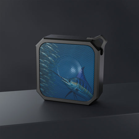 Outdoor Bluetooth Speaker - Blue Marlin Chasing Baitfish - Get Tight Gear