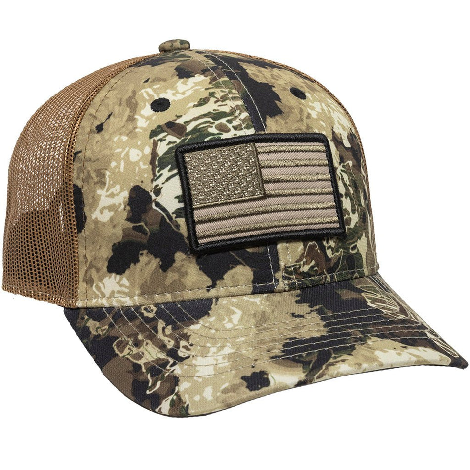 Outdoor Cap Veil Flag Cap Veil Whitetail/Brown - Get Tight Gear