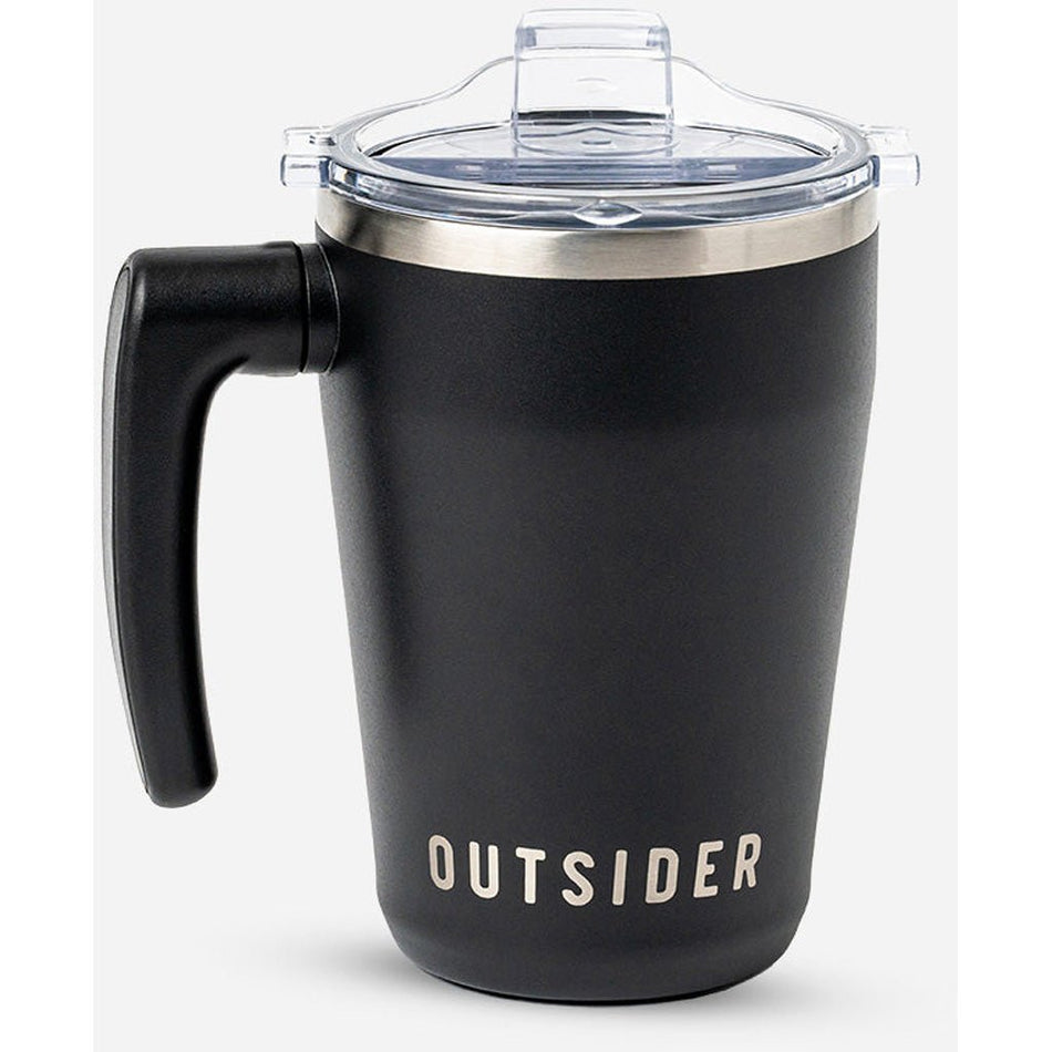 Outsider The AM Travel Mug Black - Get Tight Gear