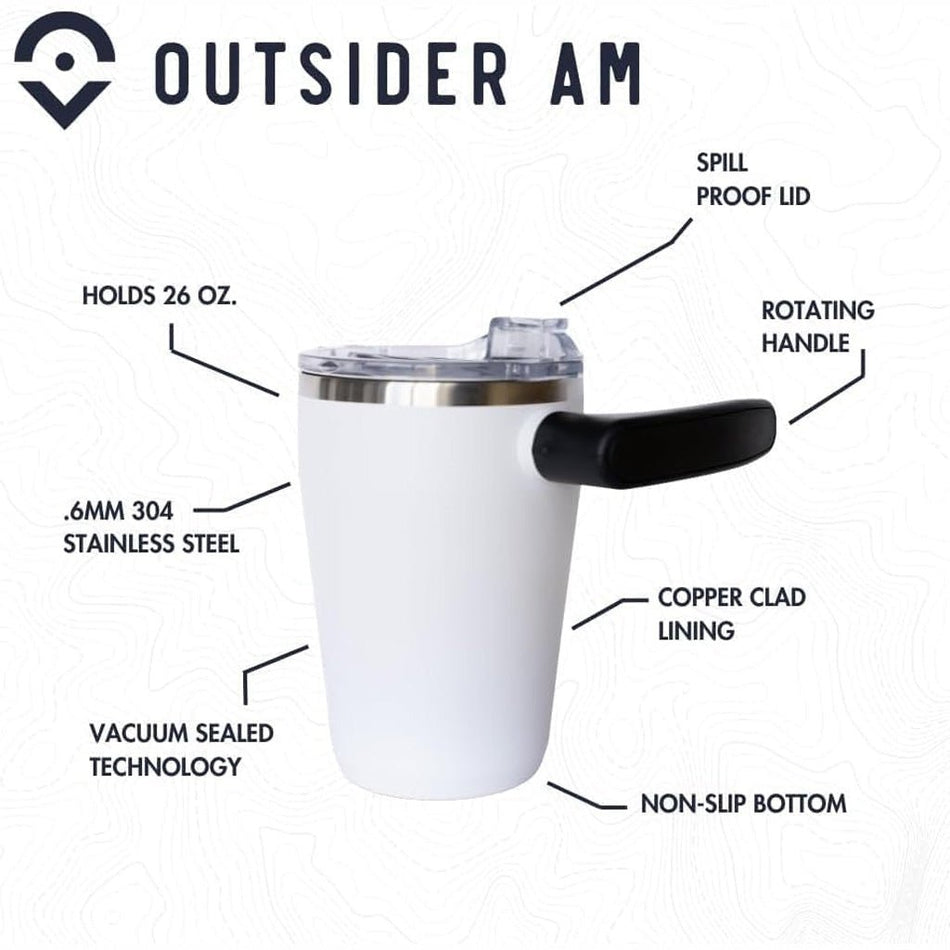 Outsider The AM Travel Mug Crimson - Get Tight Gear