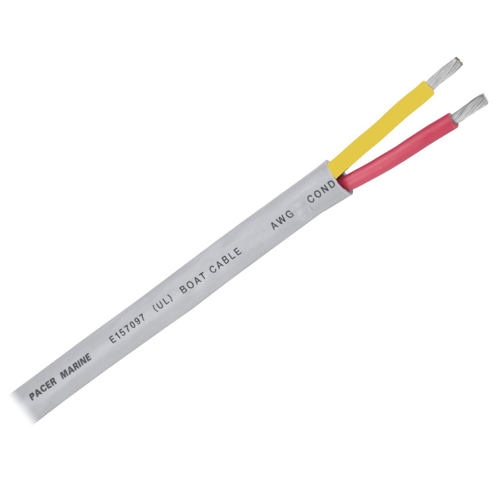 Pacer 10/2 AWG Round Safety Duplex Cable - Red/Yellow - 100' - Get Tight Gear