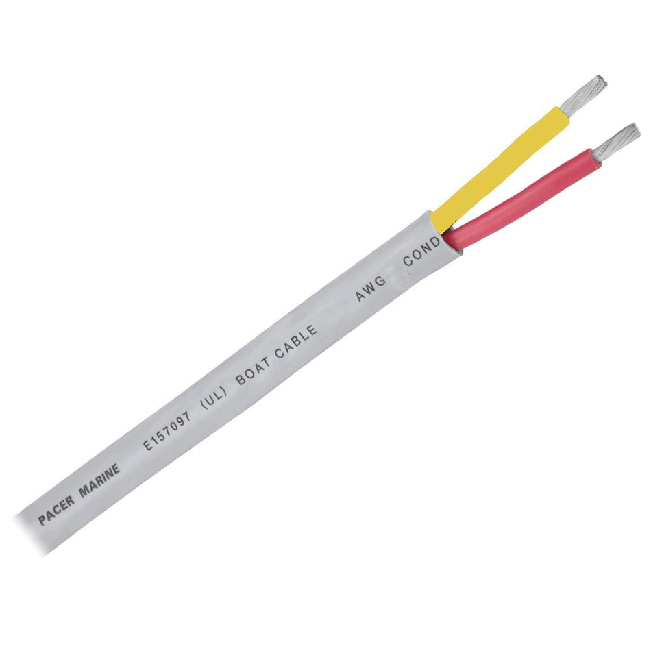 Pacer 10/2 AWG Round Safety Duplex Cable - Red/Yellow - 500' - Get Tight Gear