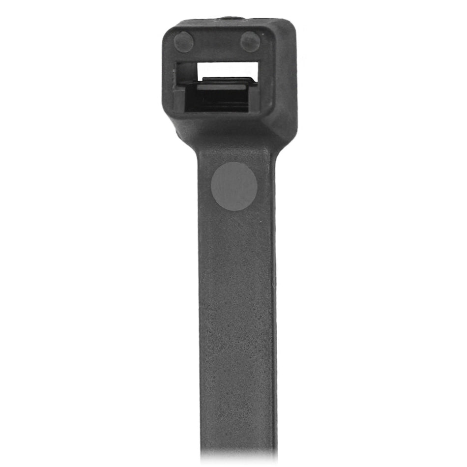 Pacer 11" Cable Tie - Black - 50lb Tensile Strength - 3" Bundle Diameter - 100 Piece Bag - Get Tight Gear