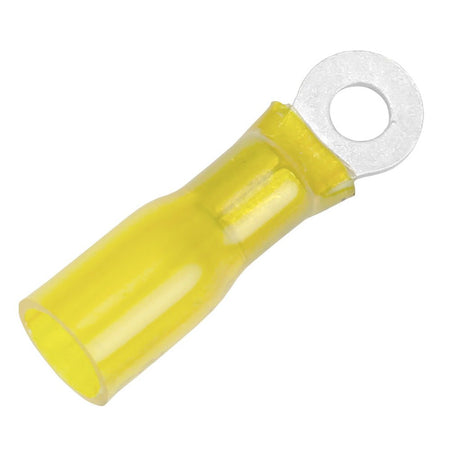 Pacer 12 - 10 AWG Heat Shrink Ring Terminal - 10 Stud Size - 25 Pack - Get Tight Gear