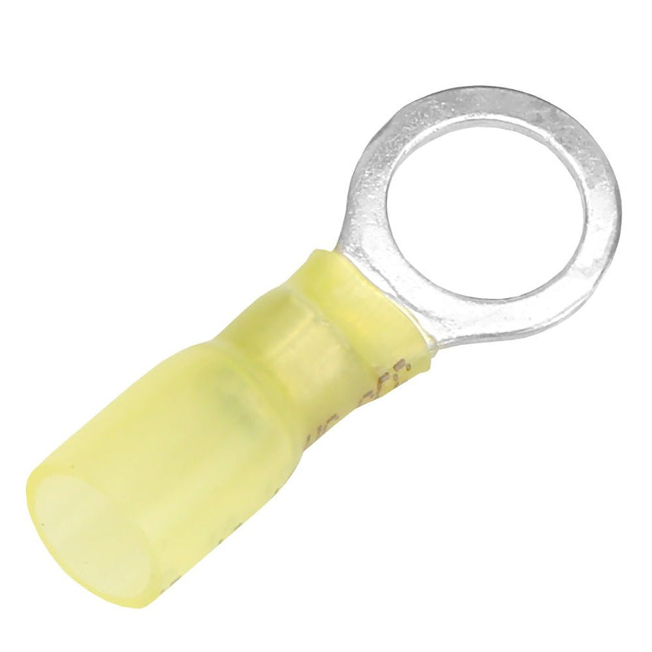 Pacer 12 - 10 AWG Heat Shrink Ring Terminal - 3/8" Stud Size - 3 Pack - Get Tight Gear