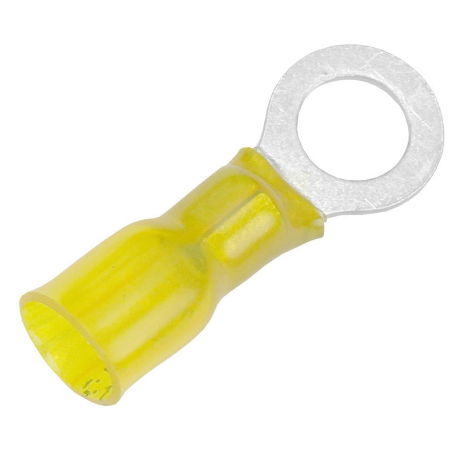 Pacer 12 - 10 AWG Heat Shrink Ring Terminal - 5/16" Stud Size - 100 Pack - Get Tight Gear