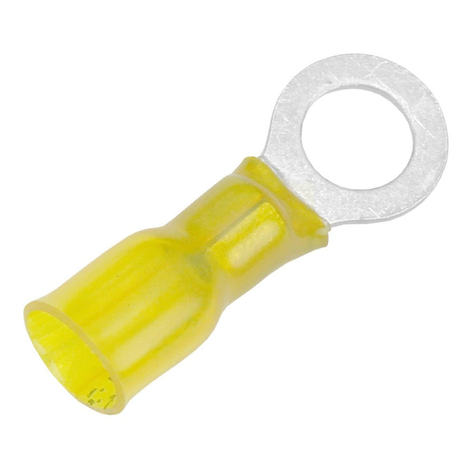 Pacer 12 - 10 AWG Heat Shrink Ring Terminal - 5/16" Stud Size - 25 Pack - Get Tight Gear