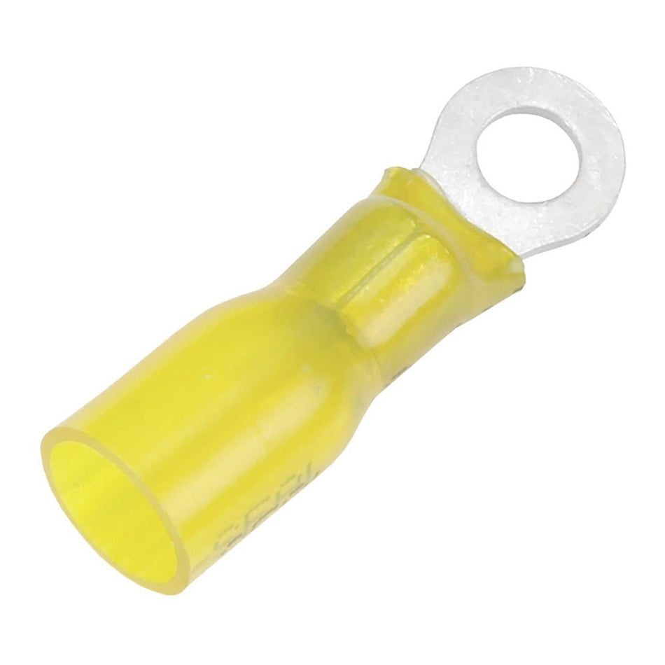 Pacer 12 - 10 AWG Heat Shrink Ring Terminal - 8 Stud Size - 25 Pack - Get Tight Gear