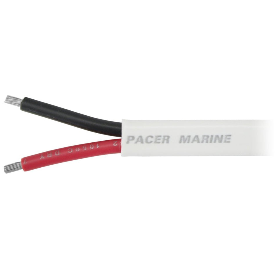 Pacer 12/2 AWG Duplex Cable - Red/Black - 100' - Get Tight Gear