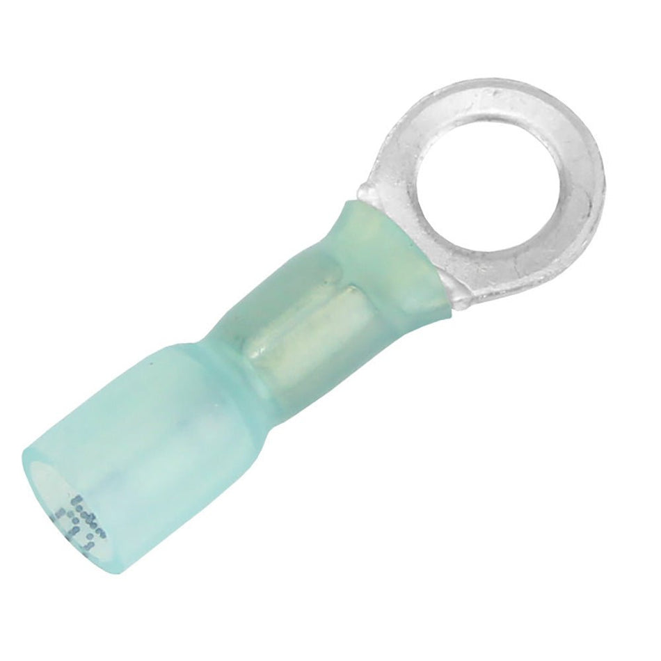 Pacer 16 - 14 AWG Heat Shrink Ring Terminal - 1/4" Stud Size - 25 Pack - Get Tight Gear