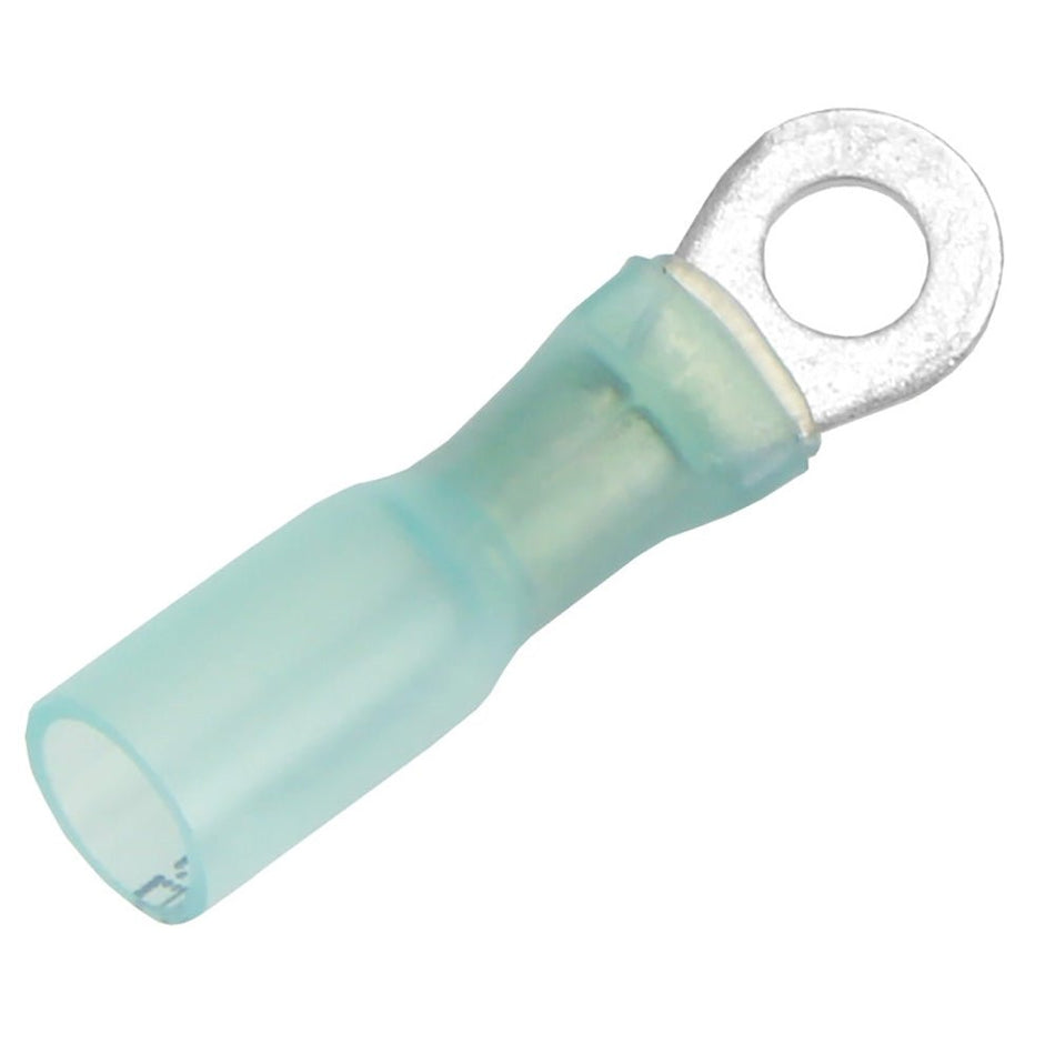 Pacer 16 - 14 AWG Heat Shrink Ring Terminal - 8 Stud Size - 25 Pack - Get Tight Gear