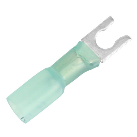 Pacer 16 - 14 AWG Heat Shrink Spade Terminal - 10 Stud Size - 25 Pack - Get Tight Gear