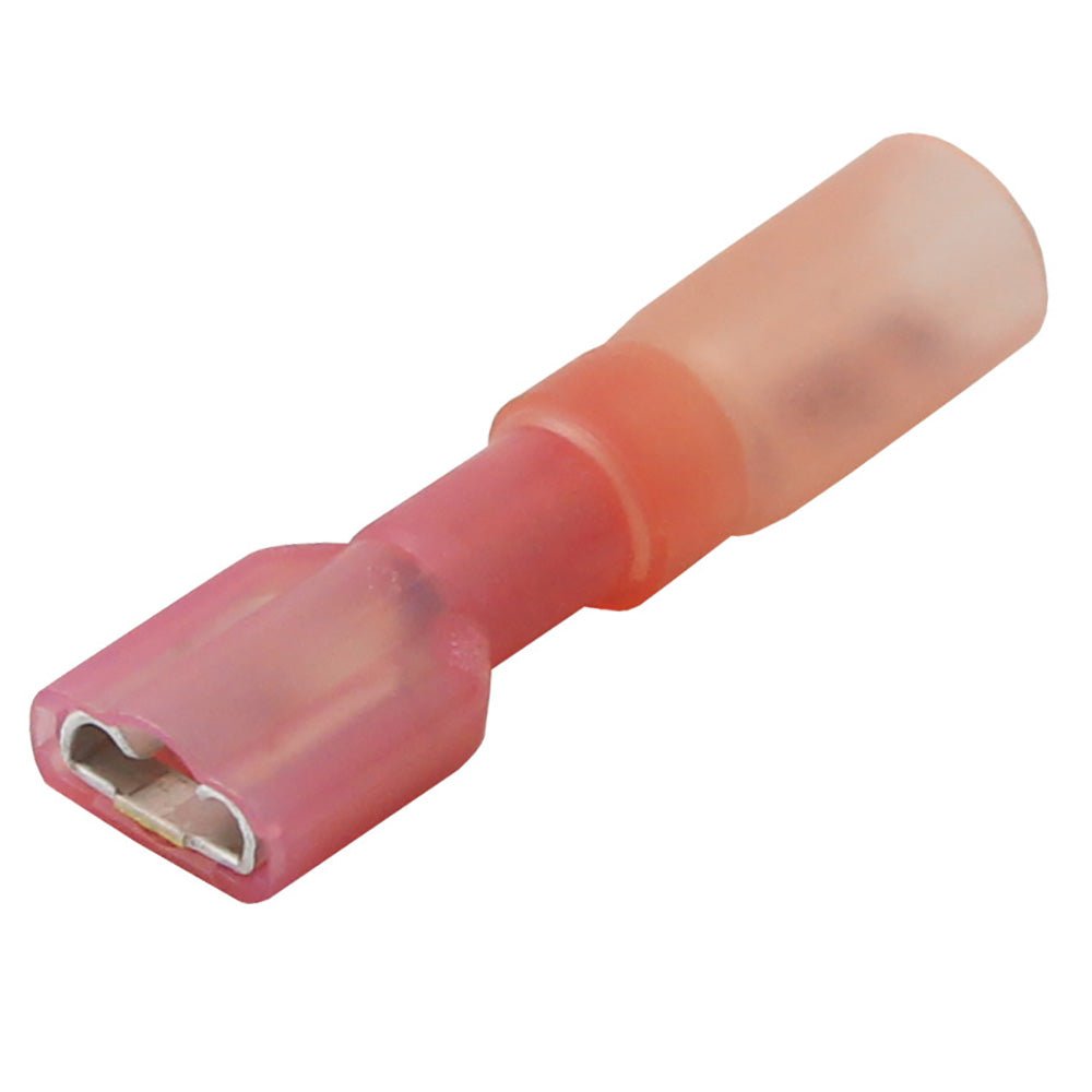 Pacer 22 - 18 AWG Heat Shrink Female Disconnect - 100 Pack - Get Tight Gear