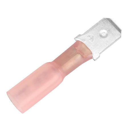 Pacer 22 - 18 AWG Heat Shrink Male Disconnect - 100 Pack - Get Tight Gear