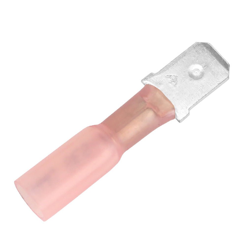 Pacer 22 - 18 AWG Heat Shrink Male Disconnect - 25 Pack - Get Tight Gear