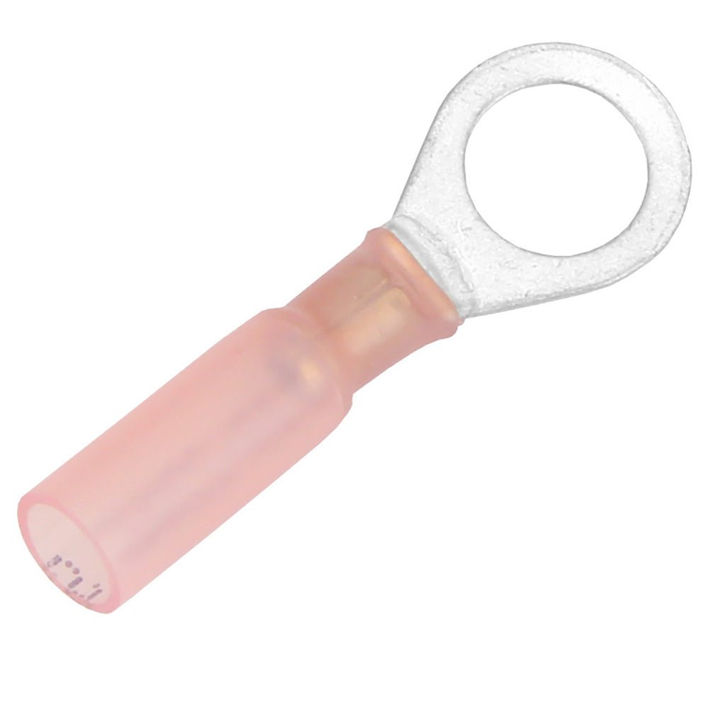 Pacer 22 - 18 AWG Heat Shrink Ring Terminal - 5/16" Stud Size - 25 Pack - Get Tight Gear